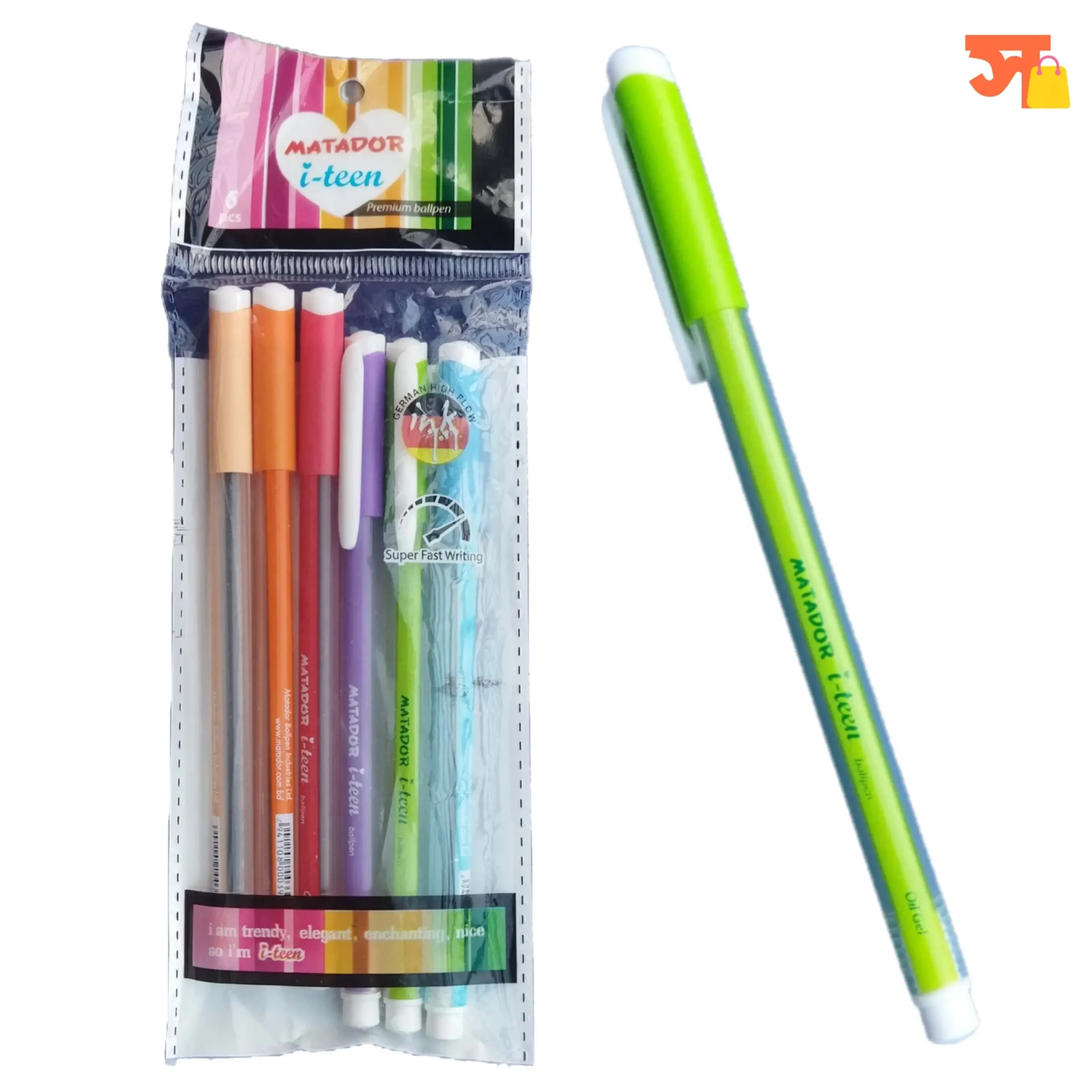 Matador i-teen ballpen 6pcs offer at somaharju