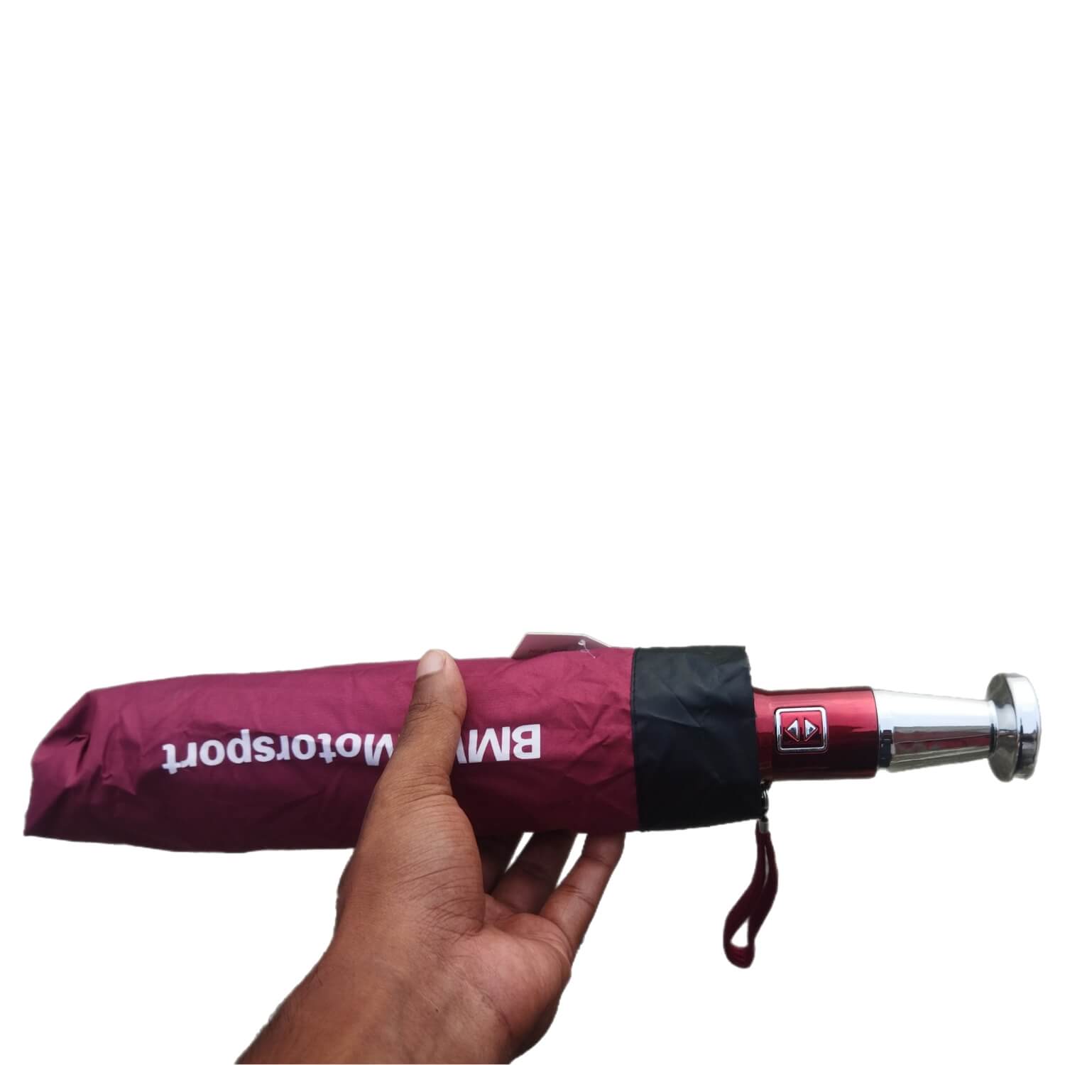 BMW 12 rib maroon 3*2 auto umbrella