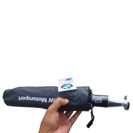 BMW 12 Rib 3*2 Auto Open & Close Umbrella Black