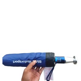 BMW 12 Rib 3*2 Auto Open & Close Umbrella Blue